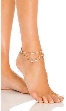 НОЖНОЙ БРАСЛЕТ EVIL EYE 8 Other Reasons $34 ЛИДЕР ПРОДАЖ