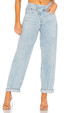 СВОБОДНЫЕ ДЖИНСЫ CRISS CROSS AGOLDE $188 ЛИДЕР ПРОДАЖ