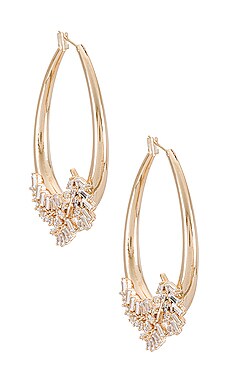 СЕРЬГИ-КОЛЬЦА LEAF Anton Heunis $93 