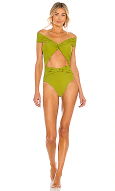 СЛИТНЫЙ КУПАЛЬНИК AMINA Andrea Iyamah $150 