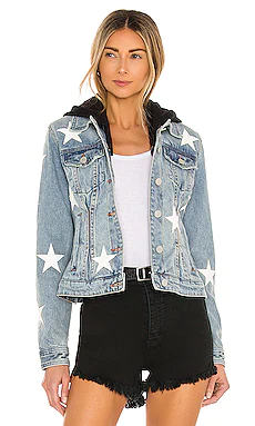 ДЖИНСОВАЯ КУРТКА TWOFER STAR BLANKNYC $128 