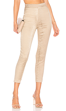 БРЮКИ С ВЫСОКИМ ПОЯСОМ SNAKESKIN by the way. $52 