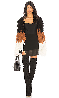 ПАЛЬТО С ВОРСОМ SHAGGY Chrissy Teigen $55 