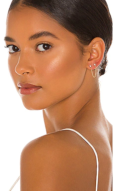 СЕРЬГИ PEAR EF COLLECTION $575 