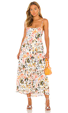 ПЛАТЬЕ МИДИ CORVINA FAITHFULL THE BRAND $199 