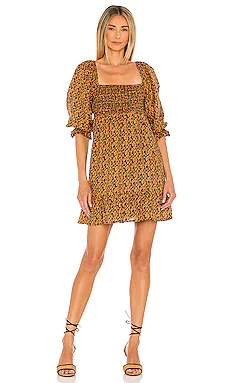 МИНИ ПЛАТЬЕ ELIRA FAITHFULL THE BRAND $229 