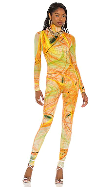 ОБЛЕГАЮЩИЙ КОМБИНЕЗОН MAI Farai London $178 