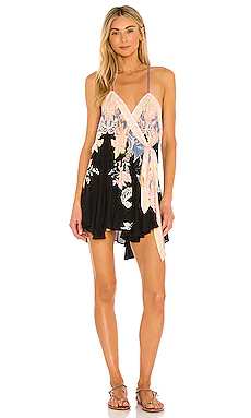 ПЛАТЬЕ-КОМБИНАЦИЯ MAGIC GARDEN Free People $88 