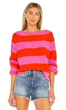 ПУЛОВЕР FOUND MY FRIEND STRIPE Free People $98 