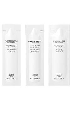 НАБОР ДЛЯ УХОДА ЗА ВОЛОСАМИ CLEAN LUXURY GLOSS MODERNE $12 