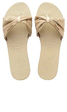 САНДАЛИИ YOU ST. TROPEZ MATERIAL Havaianas $42 ЛИДЕР ПРОДАЖ