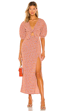 МАКСИ ПЛАТЬЕ VINCENZA House of Harlow 1960 $228 НОВИНКИ