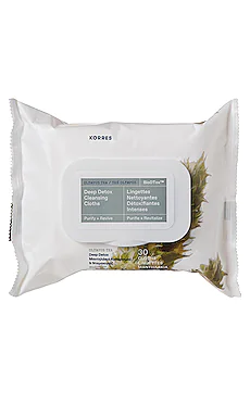 ВЛАЖНЫЕ САЛФЕТКИ ДЛЯ ЛИЦА DEEP DETOX Korres $15 