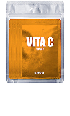 ТКАНЕВАЯ МАСКА VITA C DAILY SKIN MASK 5 PACK LAPCOS $17 