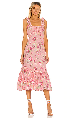 ПЛАТЬЕ WESLAN LoveShackFancy $395 