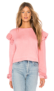 СВИТШОТ RUFFLE LoveShackFancy $195 