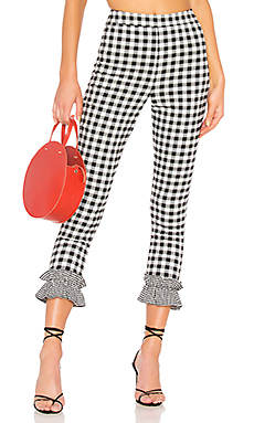 БРЮКИ С ПРИНТОМ PATTERSON Lovers + Friends $128 