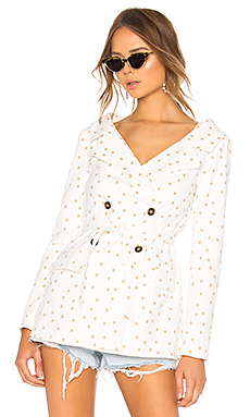 БЛЕЙЗЕР С ШИРОКОЙ ГОРЛОВИНОЙ WIDE NECK LPA $188 