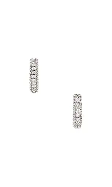 СЕРЬГИ-КОЛЬЦА AMALFI Luv AJ $75 