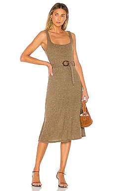 ВЯЗАНОЕ МИДИ ПЛАТЬЕ LUIS MAJORELLE $160 