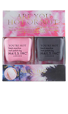 ДВОЙНОЙ ЛАК ДЛЯ НОГТЕЙ ARE YOU HOT OR NOT NAILS.INC $15 