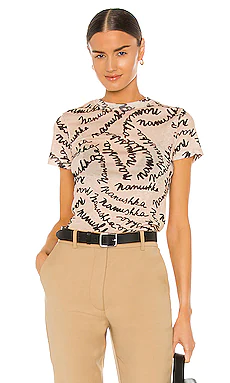 ФУТБОЛКА GUY Nanushka $165 Коллекции