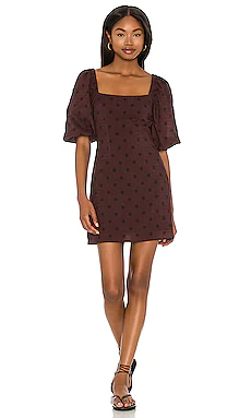 МИНИ ПЛАТЬЕ PUFF Peony Swimwear $193 