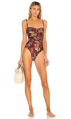 СЛИТНЫЙ КУПАЛЬНИК VACATION Peony Swimwear $205 