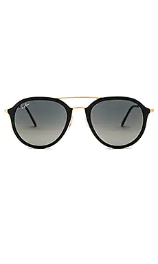 СОЛНЦЕЗАЩИТНЫЕ ОЧКИ DOUBLE BRIDGE AVIATOR Ray-Ban $187 ЛИДЕР ПРОДАЖ