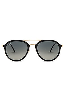 СОЛНЦЕЗАЩИТНЫЕ ОЧКИ DOUBLE BRIDGE AVIATOR Ray-Ban $187 ЛИДЕР ПРОДАЖ