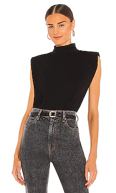 ФУТБОЛКА MOCK NECK SHOULDER PAD Sanctuary $49 