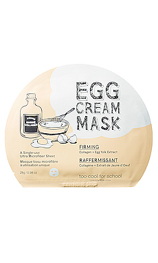 ТКАНЕВАЯ МАСКА EGG CREAM MASK (FIRMING) Too Cool For School $6 