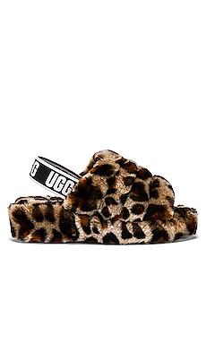 ШЛЕПАНЦЫ FLUFF YEAH UGG $100 