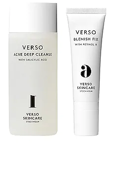 НАБОР ДЛЯ УХОДА ЗА КОЖЕЙ CLEANSE AND REFINE VERSO SKINCARE $95 ЛИДЕР ПРОДАЖ